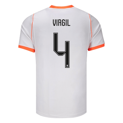 VIRGIL #4 Netherlands Away Soccer Jersey World Cup 2026