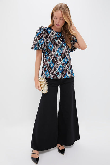 Bright Brass Mini Nala Clutch