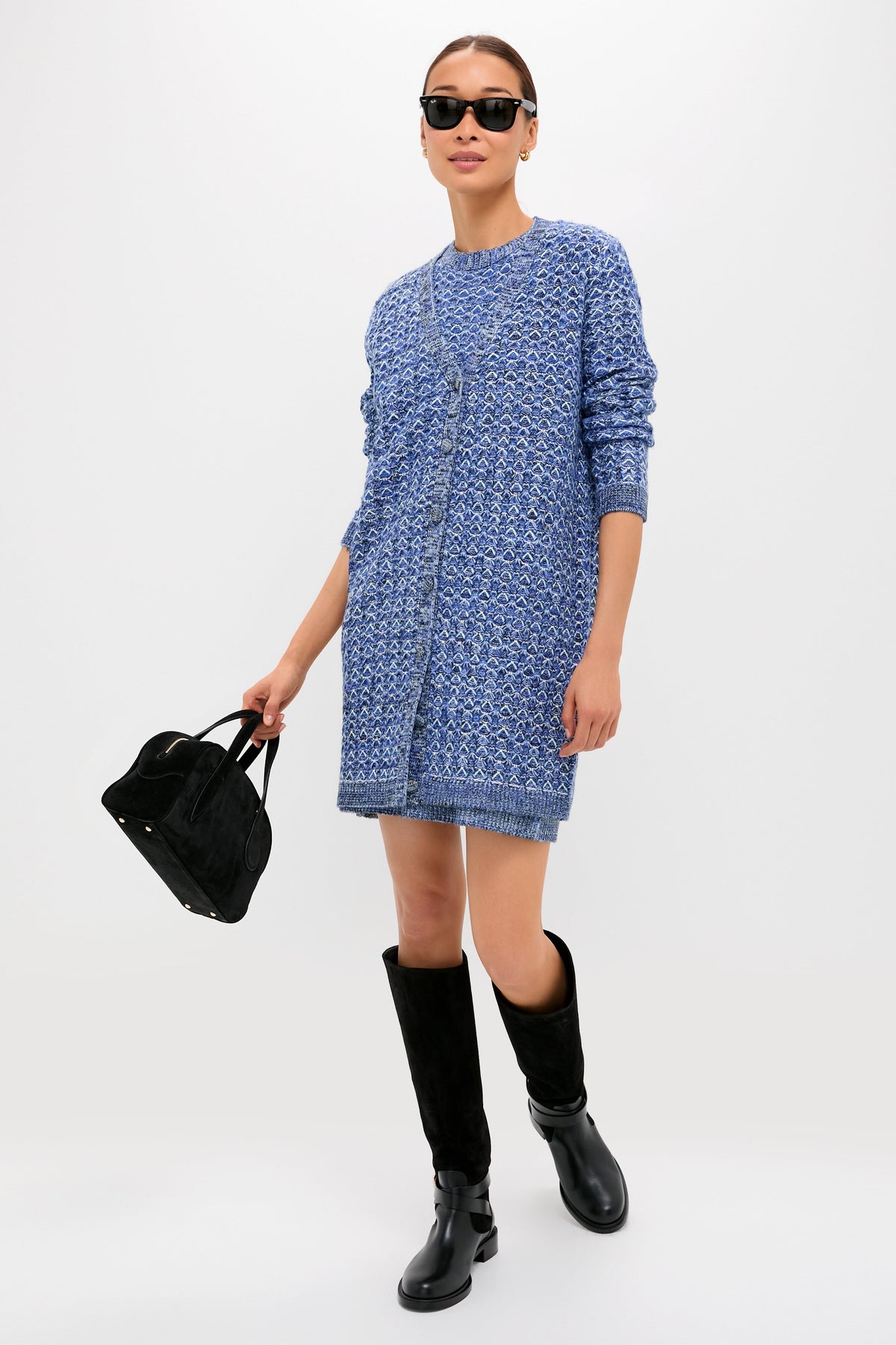 Blue Knit Liv Cardigan