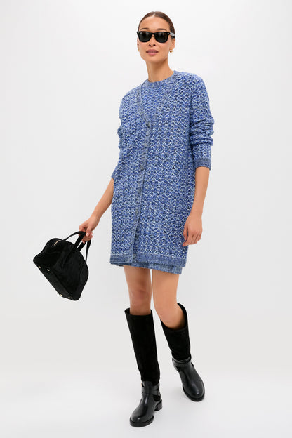 Blue Knit Liv Cardigan