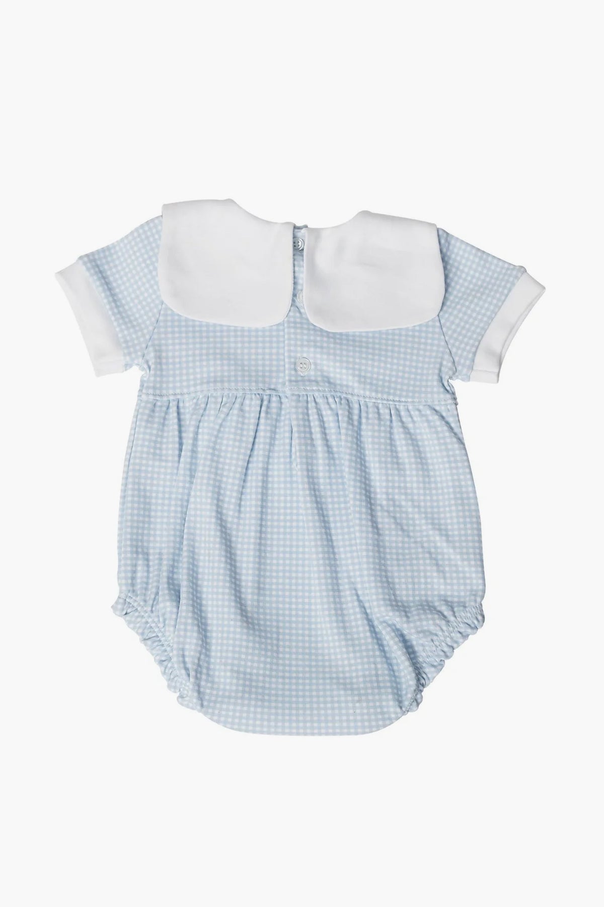 Blue Gingham Baby Bubble