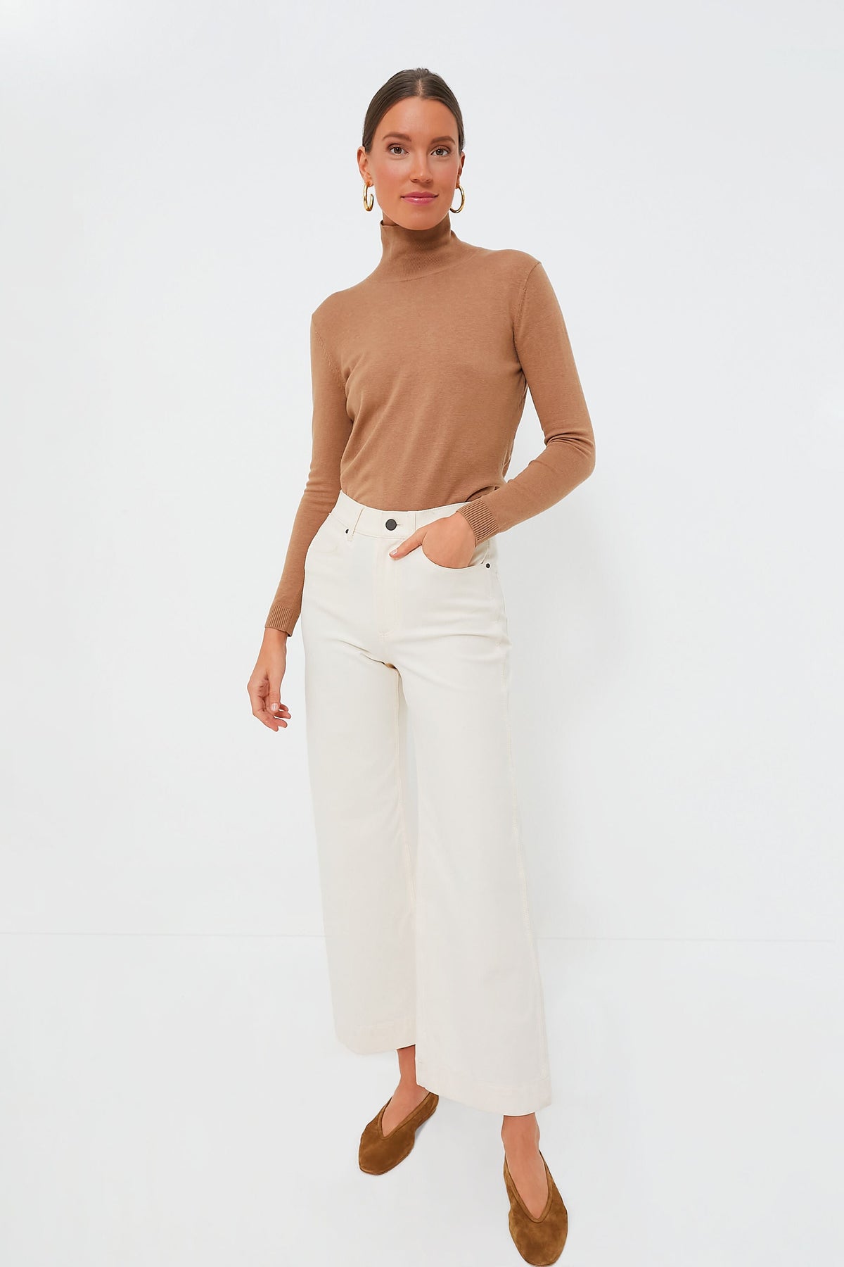 Camel Kiku Turtleneck