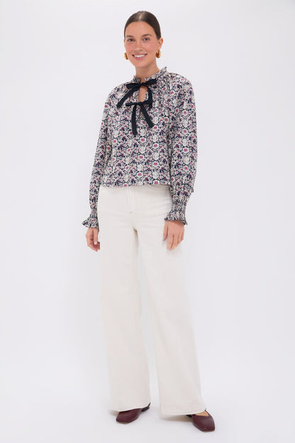 Bordeaux Plume Aiden Top