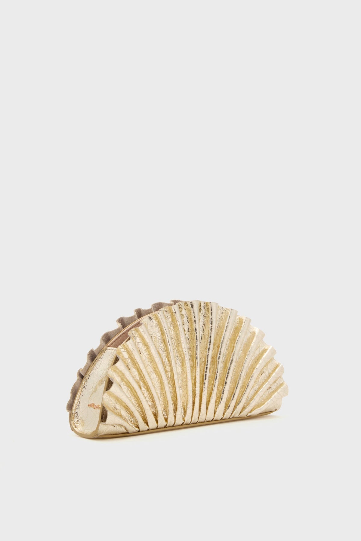 Bright Brass Mini Nala Clutch